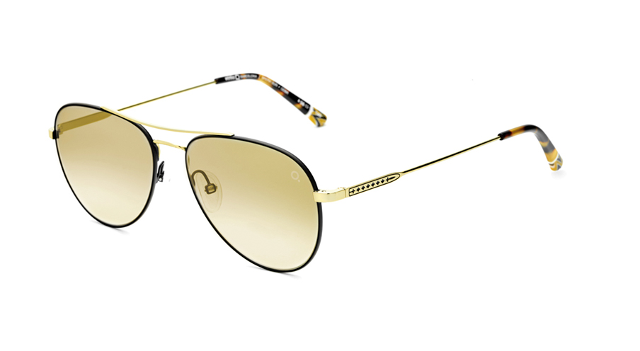 Etnia Sonnenbrille Vintage BRERA SUN GDBK Größe 56