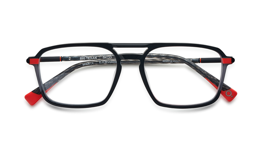 Etnia Barcelona Brille Big Texan BKOG Größe 54